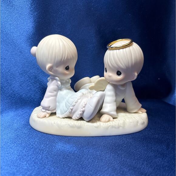 Precious Moments Heaven Must Have Sent You Bisque Porcelain - Picture 1 of 8